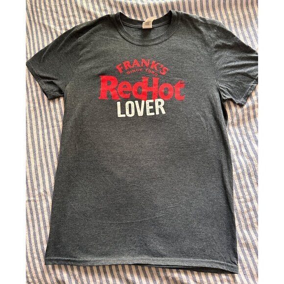 Frank's RedHot Lover T-shirt Mens Size Medium - Picture 1 of 3